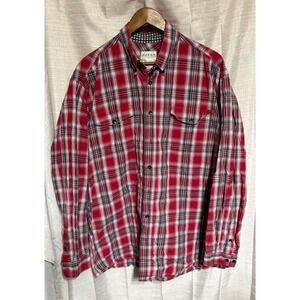 Roper Wear The West XLT Mens Plaid Western Shirt Long Sleeve Button Up